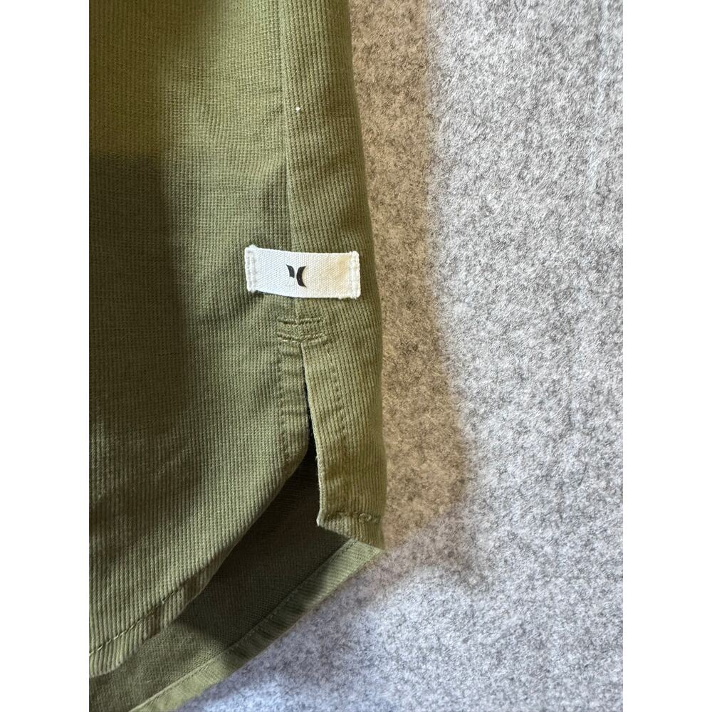 Hurley Olive Green Utility Overshirt Shirt Jacket Women's Large - Picture 6 of 11